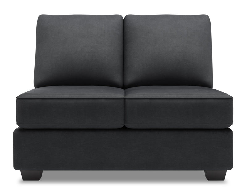 Sofa Lab Roll Armless Loveseat - Pax Pepper