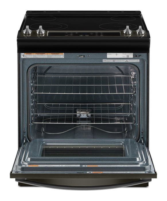Whirlpool 4.8 Cu. Ft. Electric Range with Self-Clean - Black Stainless - YWEE515S0LV