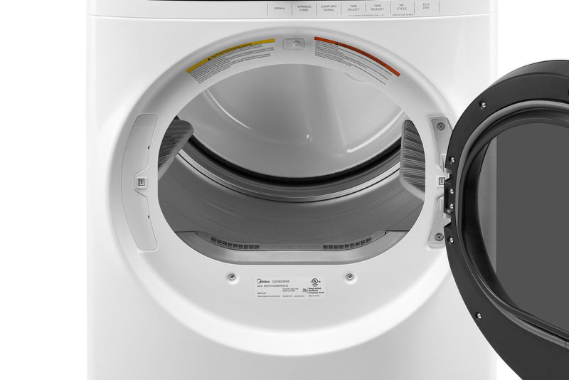 Midea 8 Cu. Ft. Electric Dryer - White - Stackable - MLE52N4AWW