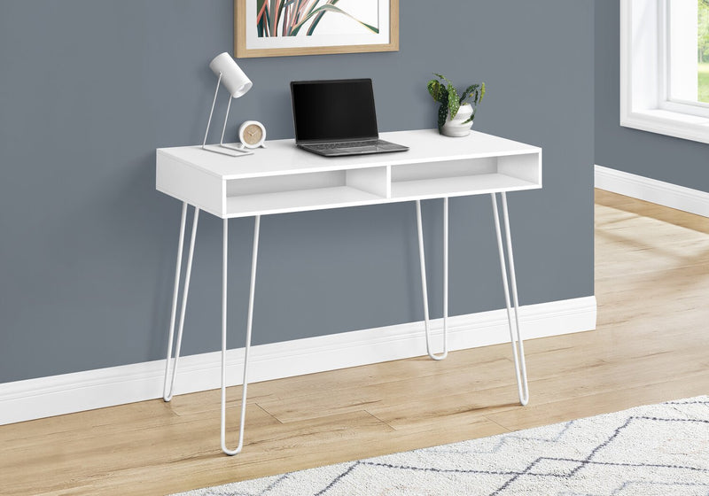 Ezra 40\" Office Desk with Cubbyholes - White