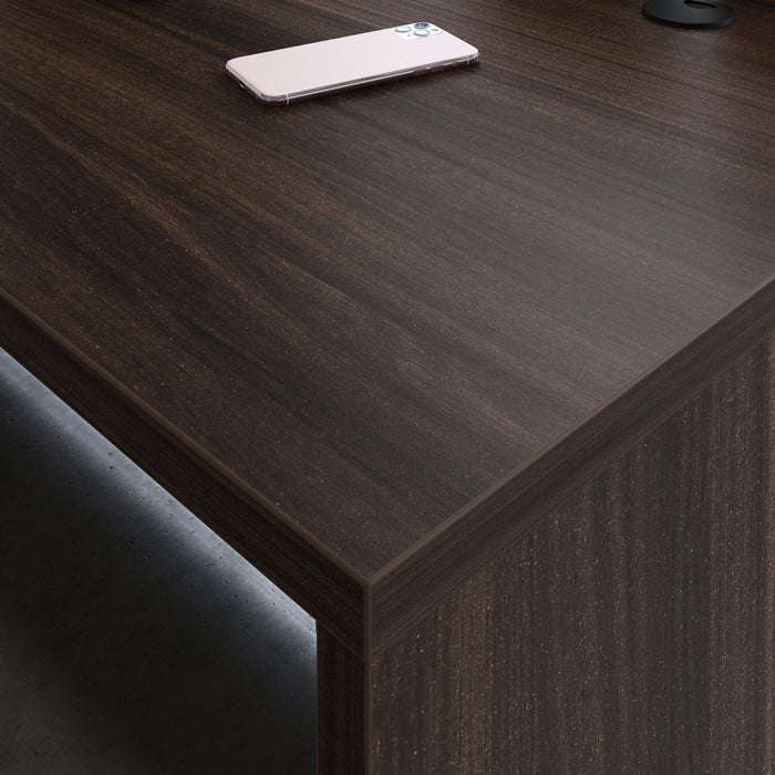 Affirm 59.06\" Commercial Grade Office Desk - Noble Elm