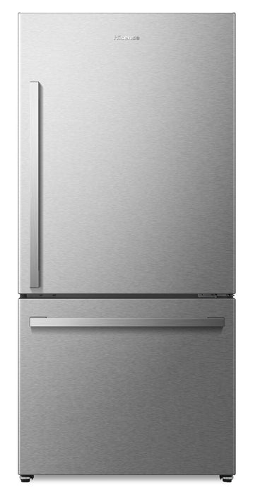Hisense 31.3\" 22.3 Cu. Ft. Bottom-Mount Refrigerator - Stainless Steel - RB22A2FSE