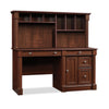 Palladia 59.49\" Office Desk with Hutch & Storage - Select Cherry 