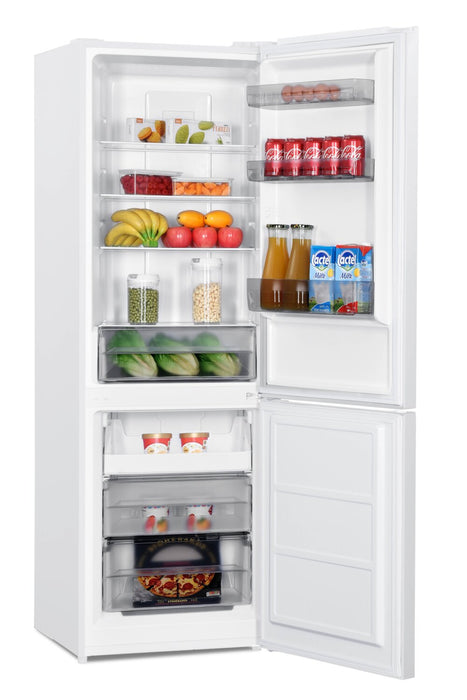 Danby 23.7\" 10.3 Cu. Ft. Bottom-Mount Refrigerator - White - DBMF100B1WDB