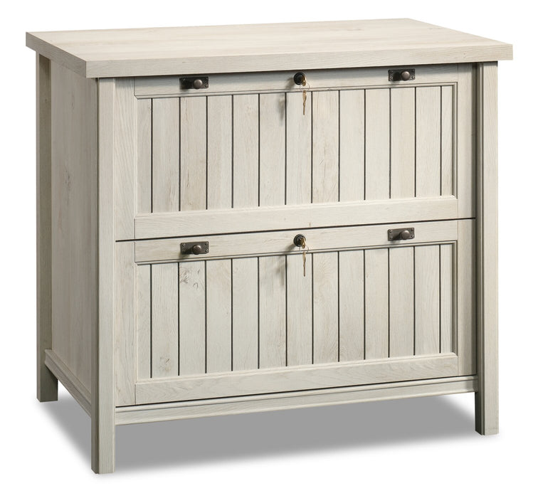 Retta 33.39\" 2-Drawer Lateral Filing Cabinet - Chalked Chestnut