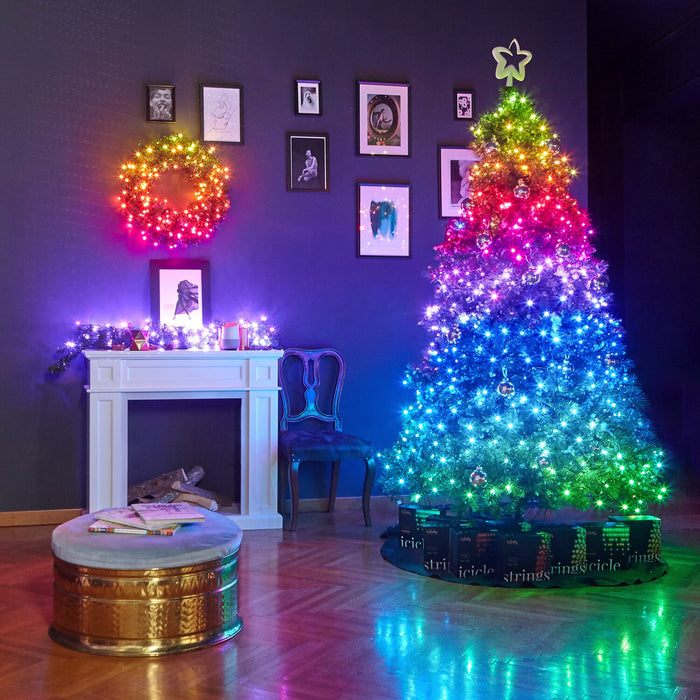 Twinkly 7.5’ App-Controlled Pre-Lit Christmas Tree with LED Lights - TWT400SPP-BUS