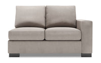 Sofa Lab Track RAF Loveseat - Pax Slate 