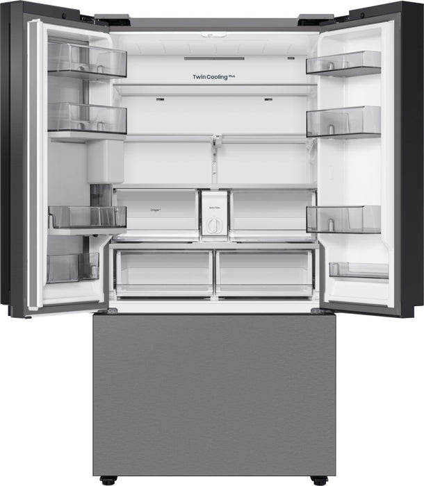 Samsung 36\" 24 Cu. Ft. Bespoke Counter-Depth with Beverage Centre Refrigerator - Stainless Steel - RF24BB6600QLAA