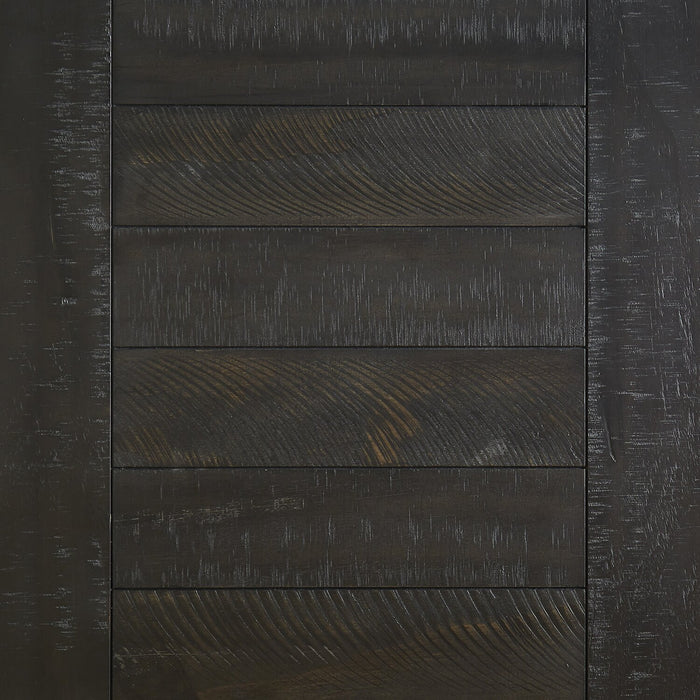 Norbrook 48.13\" Rustic 3-Pack Coffee + 2 End Tables - Distressed Black Wood