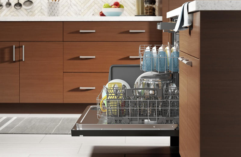 Whirlpool 24\" 47 dBA Built-In Top-Control Dishwasher - Print Resist Black Stainless - WDTA50SAKV