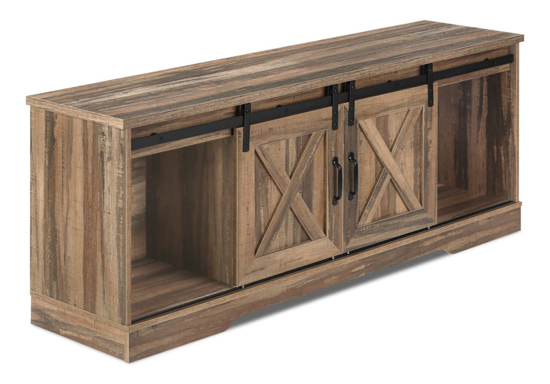 Marston 60\" Modern TV Stand with Storage and Cable Management for TVs up to 65\"- Brown