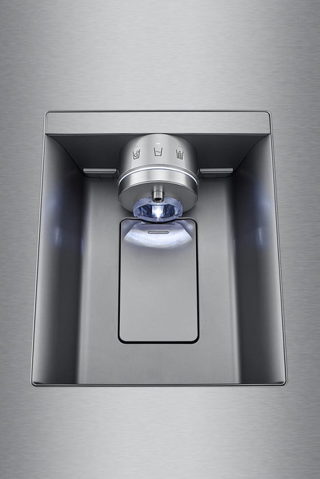 LG 36\" 26 Cu. Ft. French-Door Counter-Depth MAX™ Refrigerator - Smudge Proof Stainless Steel - LRYXC2606S