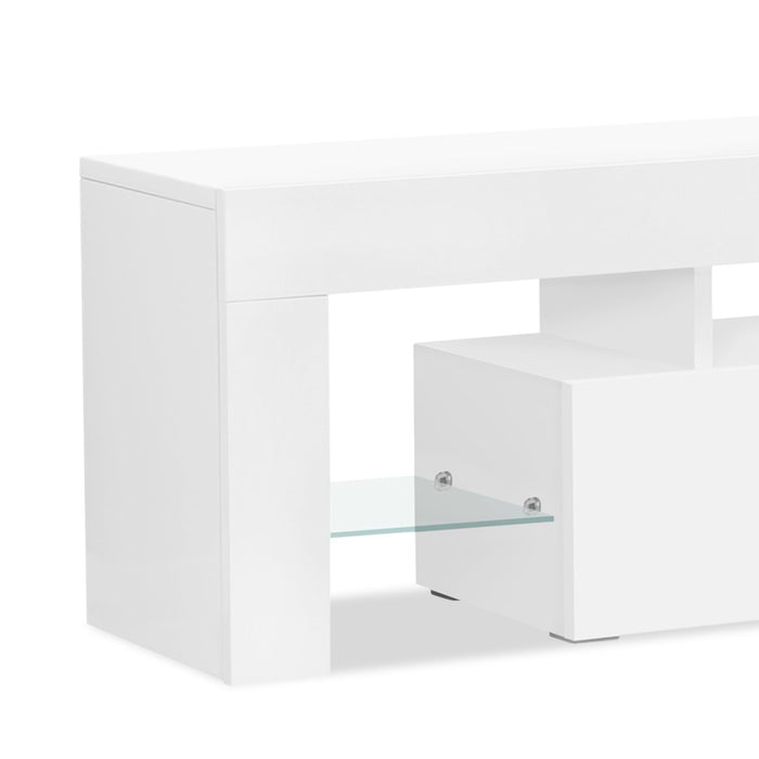 Maggie 63\" Modern TV Stand with Storage and Cable Management for TVs up to 70\"- White