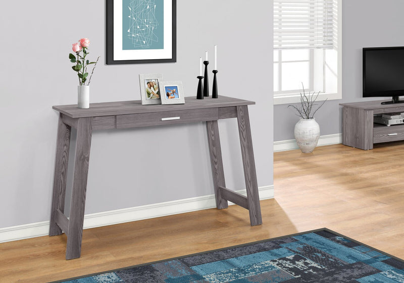 Kristina 42\" Office Desk with Drawer - Grey