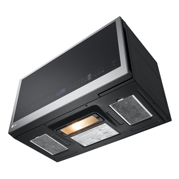 LG 2 Cu. Ft. Over-the-Range Microwave with EasyClean® and Sensor Cooking - Smudge Proof Stainless Steel - MVEL2033F