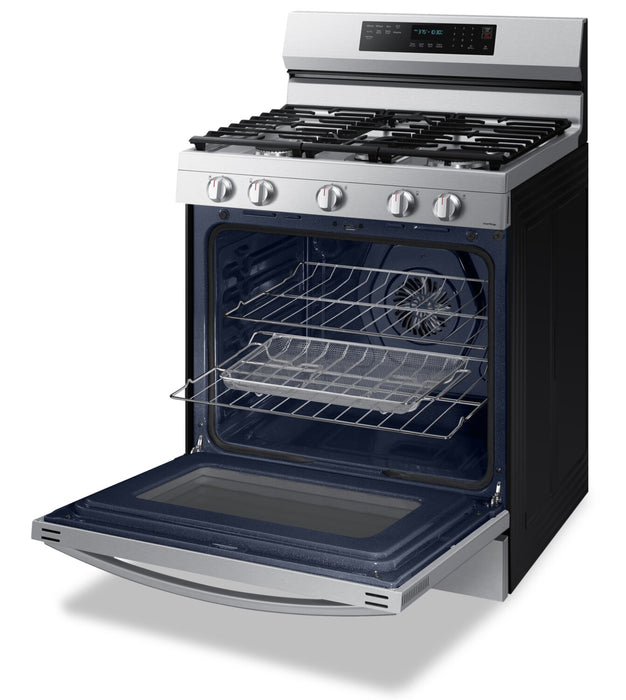 Samsung 6 Cu. Ft. Smart Gas Free Standing Range with Air Fry - Stainless Steel - NX60A6711SS/AA