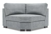 Sofa Lab Track Curved Wedge - Luna Pewter