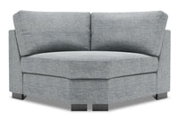 Sofa Lab Track Curved Wedge - Luna Pewter 
