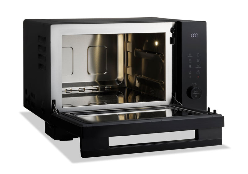 Panasonic 1 Cu. Ft. Countertop Microwave with Combination Steam Oven and Large Area Flat Cavity - Black - NNDS59NB