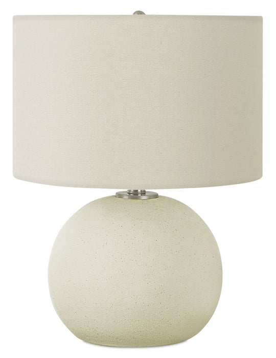 18\" Cream Ceramic Table Lamp