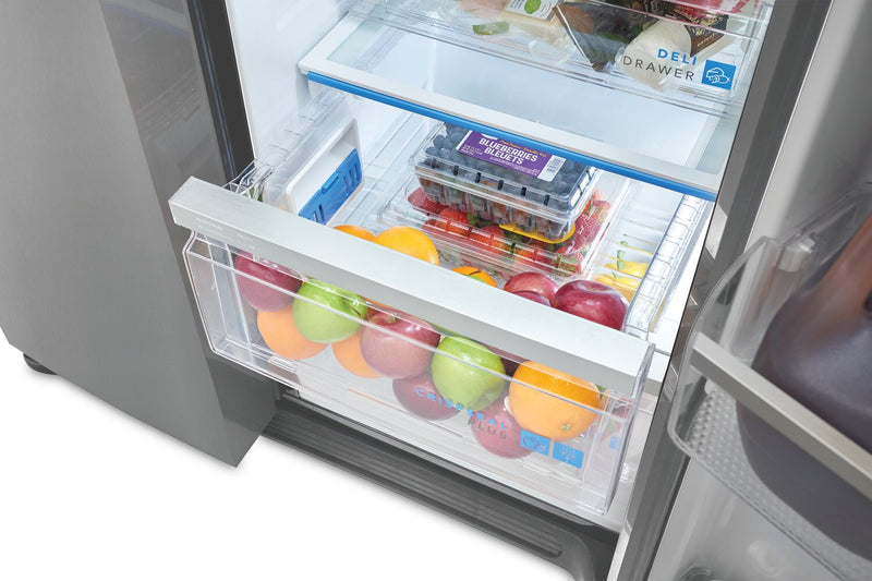 Frigidaire Gallery 36.1\" 22.3 Cu. Ft. Counter-Depth Side-by-Side Refrigerator - Smudge-Proof® Stainless Steel - GRSC2352AF