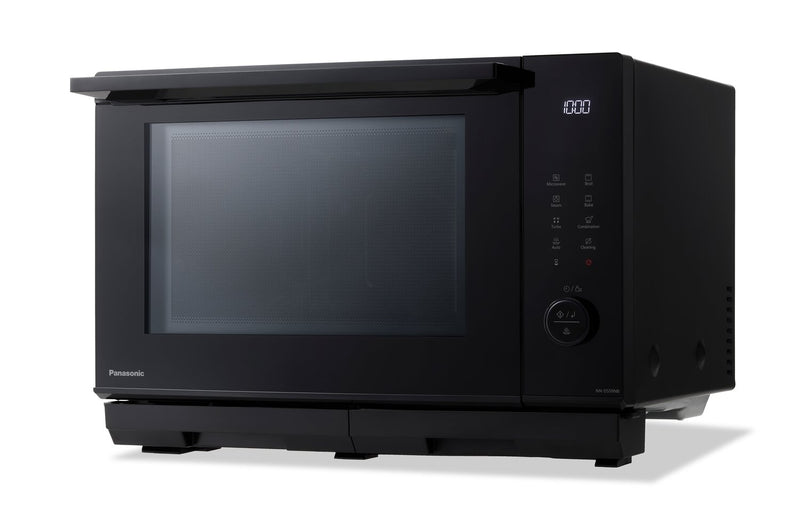 Panasonic 1 Cu. Ft. Countertop Microwave with Combination Steam Oven and Large Area Flat Cavity - Black - NNDS59NB