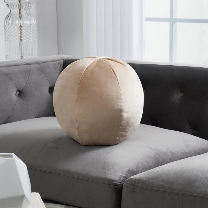 Pouf Accent Pillow - Beige 