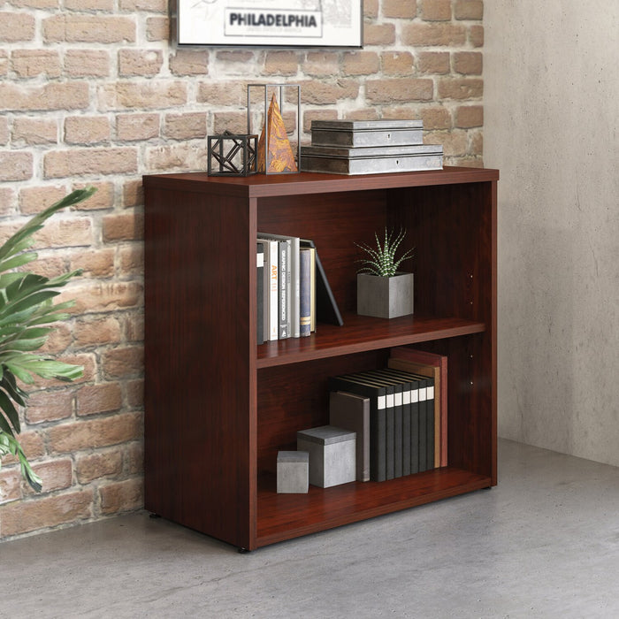 Affirm 29.53\" Commercial Grade 2-Shelf Bookcase - Classic Cherry