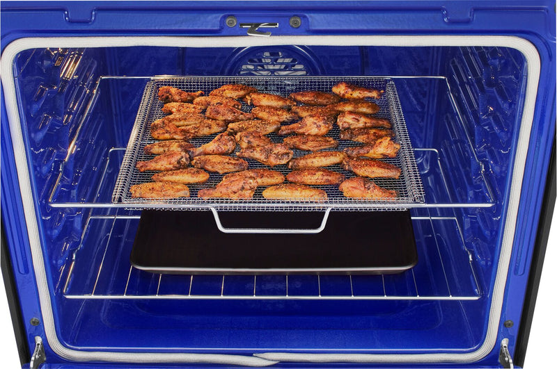 LG 6.3 Cu. Ft. Smart Electric Range with Air Fry and True Convection - Smudge Proof Stainless Steel - LREL6325F