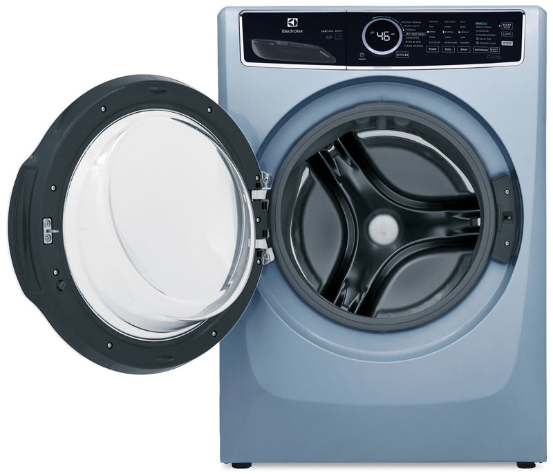 Electrolux 5.2 Cu. Ft. Front-Load High-Efficiency Steam Washer - Glacier Blue - Stackable - ELFW7437AG