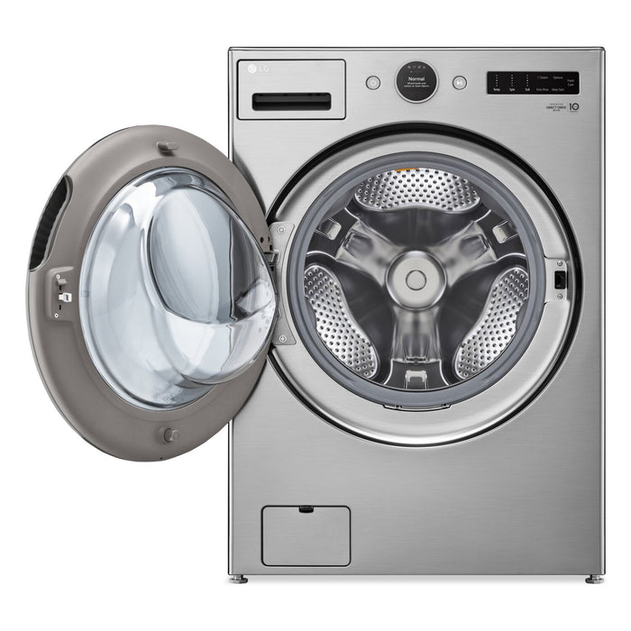 LG 5.2 Cu. Ft. Front-Load Washer and 7.4 Cu. Ft. Gas Dryer with TurboSteam®