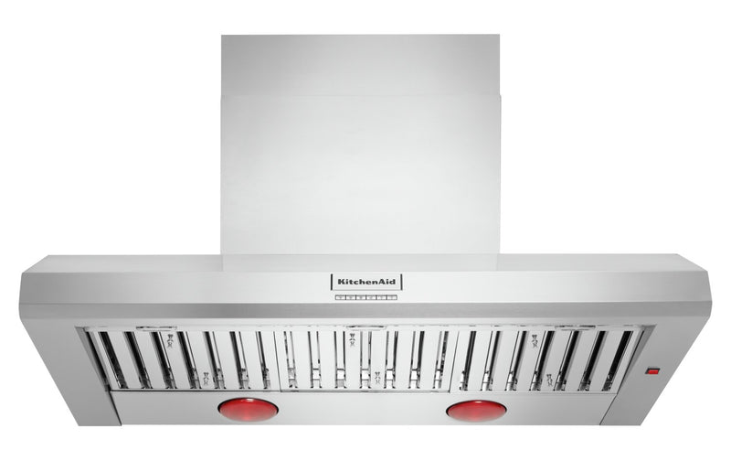 KitchenAid® 48\" Commercial-Style Wall-Mount Canopy Range Hood - KVWC958KSS