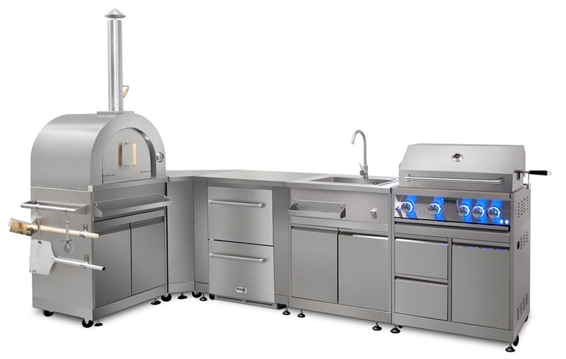 Thor 24\" 5.4 Cu. Ft. 2 Drawer  Refrigerator - Stainless Steel - TRF24U