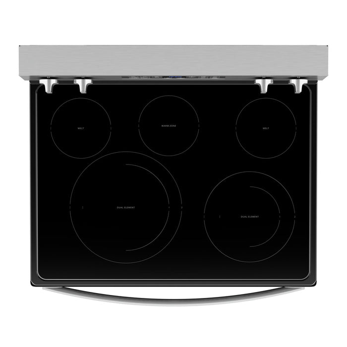 Whirlpool 5.3 Cu. Ft. Electric Range with Air Fry and Self-Clean - Fingerprint Resistant Stainless Steel - YWFE550S0LZ
