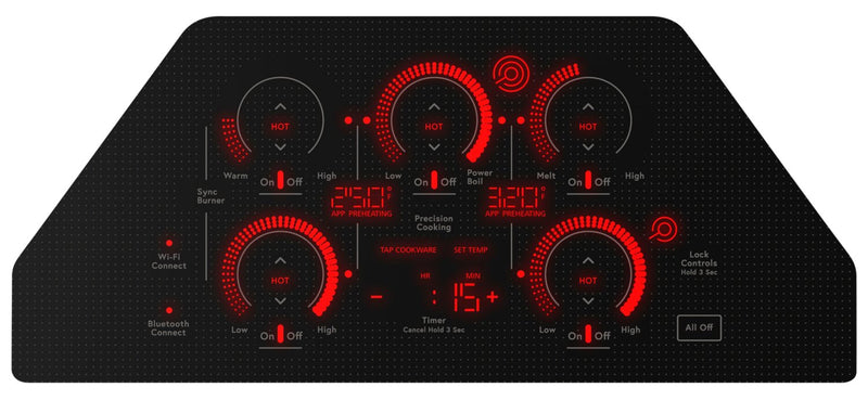 Cafe 30\" 5-Element Electric Cooktop - Stainless - CEP90302TSS