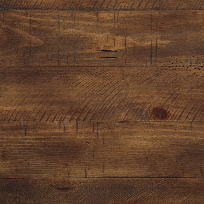 Benjy 14\" Rustic Chairside Table with Storage - Two Tone Wood