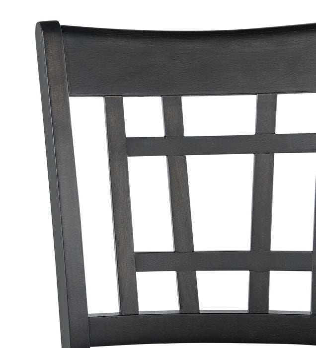 Dena Counter-Height Dining Chair with Vegan-Leather Fabric - Grey