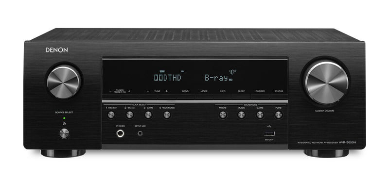Denon 5.2-Channel AV Receiver with Voice Control 