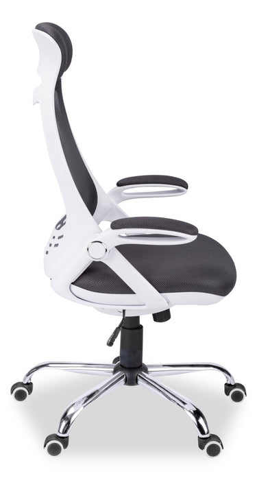 Kegan 28\" Executive Mesh Office Chair - White 