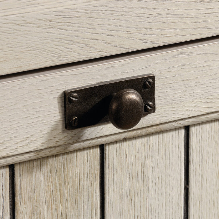 Costa 65.12\" Executive Office Desk with 7-Drawers - Chalked Chestnut