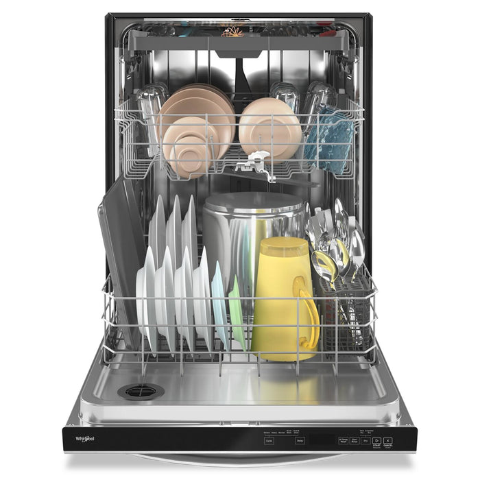 Whirlpool 24\" 47 dBA Built-In Top-Control Dishwasher with Third Rack - Fingerprint Resistant Stainless Steel - WDT750SAKZ