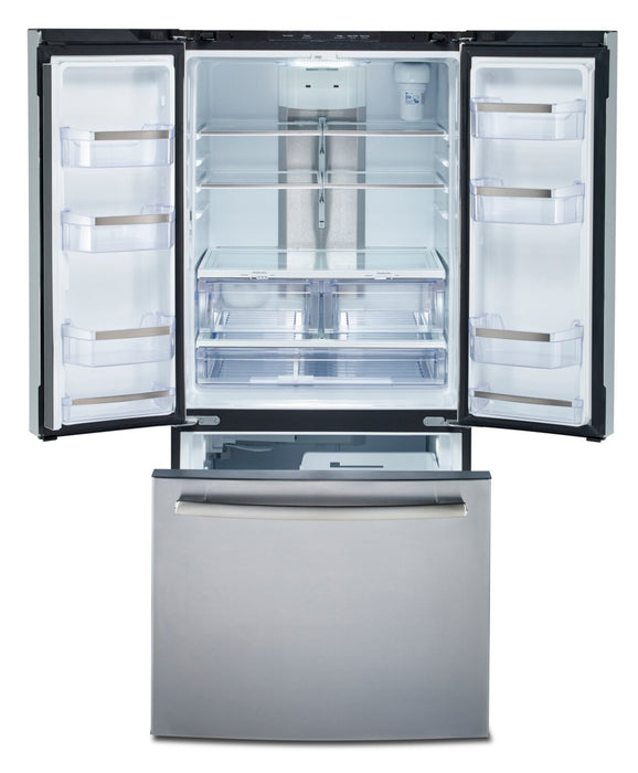 Profile 30\" 20.8 Cu. Ft. French-Door Refrigerator - Stainless Steel Fingerprint Resistant  - PNE21NYRKFS