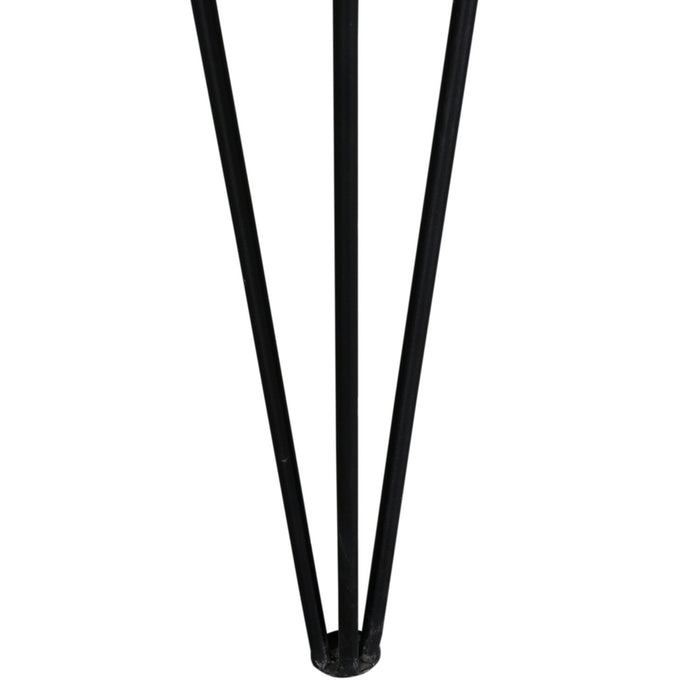 Miya Dining Table with Live Edge, Acacia Wood, Metal, 60\"W - Natural