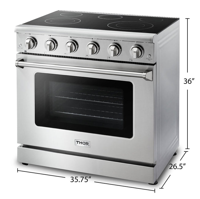 Thor Kitchen 36\" Professional Electric Range - HRE3601
