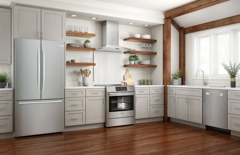 Bosch 4.6 Cu. Ft. 800 Series Electric Range with Induction Cooktop - HII8057C