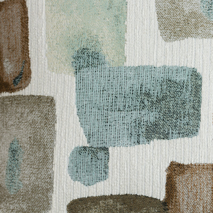 Made in Canada Nofia 2-Piece Right-Facing Chenille Fabric Sectional with  Accent Pillows and Wood Legs - Linen Beige