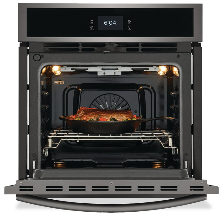 Frigidaire Gallery 27\" 3.8 Cu. Ft. Electric Single Wall Oven with Total Convection - Smudge-Proof® Black Stainless Steel - GCWS2767AD
