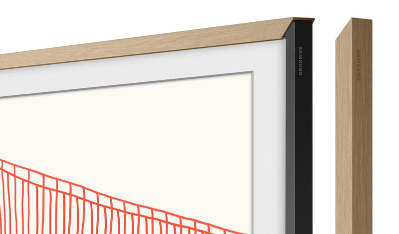 Samsung Customizable Bezel for 55\" The Frame TV - Modern Teak