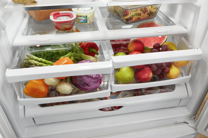 Whirlpool 33\" 22 Cu. Ft. Bottom-Mount Refrigerator - Black Stainless - WRFF5333PV