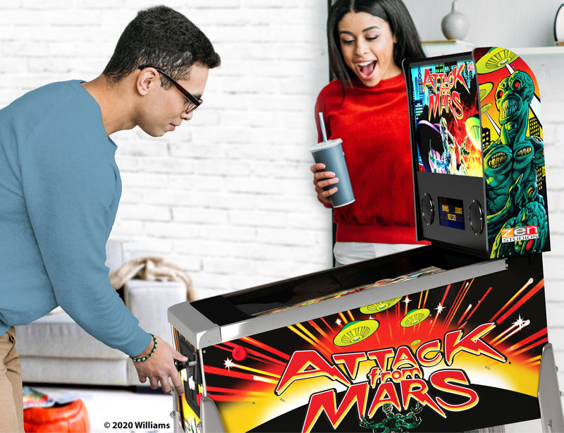 Arcade1Up Attack From Mars Bally-Williams Digital Pinball